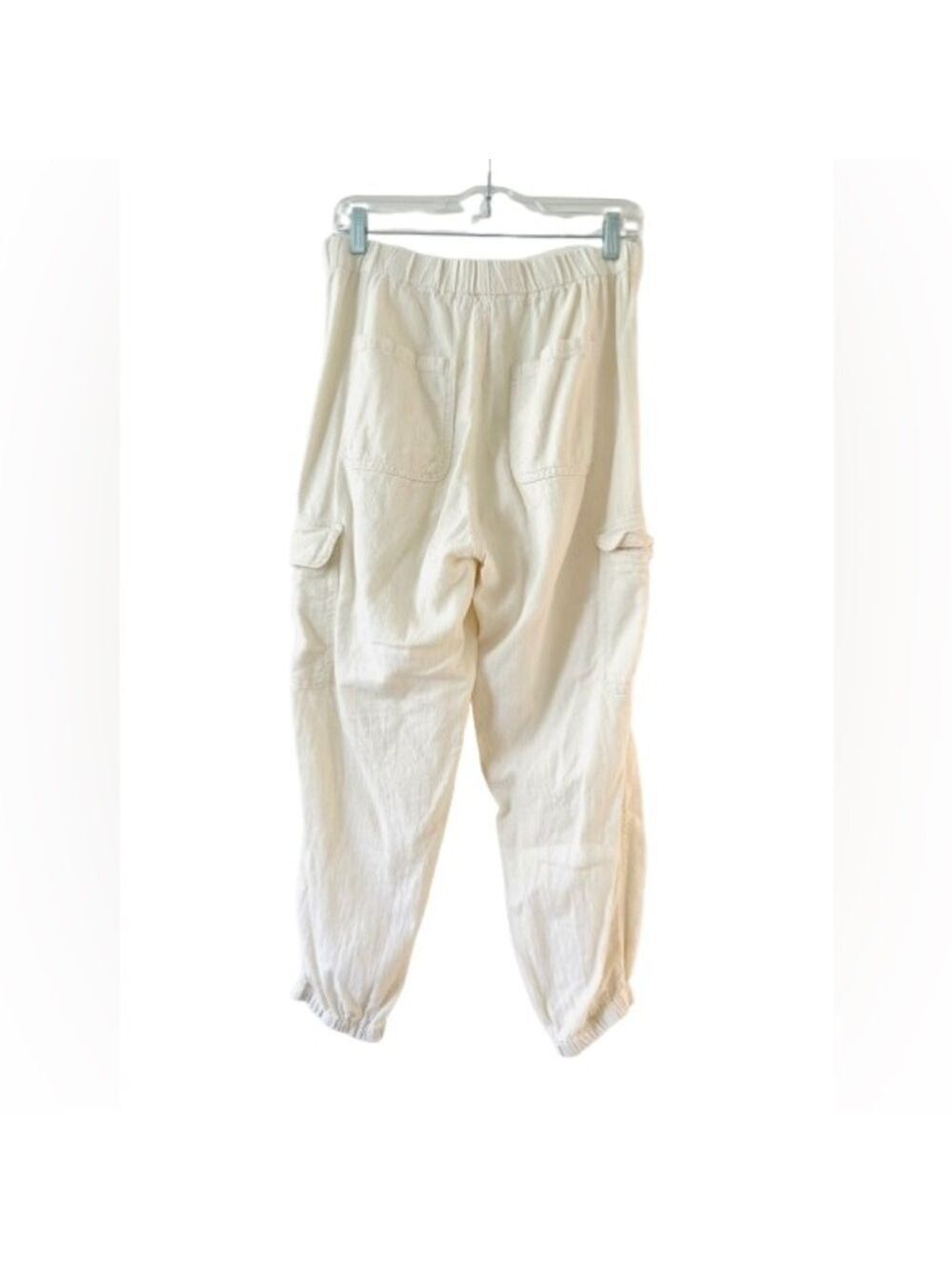 Zara Linen Cargo Jogger Pants In Cream
Size 6 - Picture 6 of 7